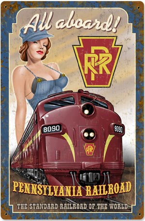 Vintage Sign RR-11 VS - RAILROAD