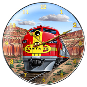 RR-174 Super Chief Wall Clock - RAILROAD