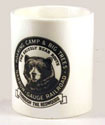 RR-232 ROARING CAMP BEAR MUG - COFFEE MUGS