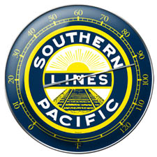 RR-268 14 round Southern Pacific Thermometer - RAILROAD