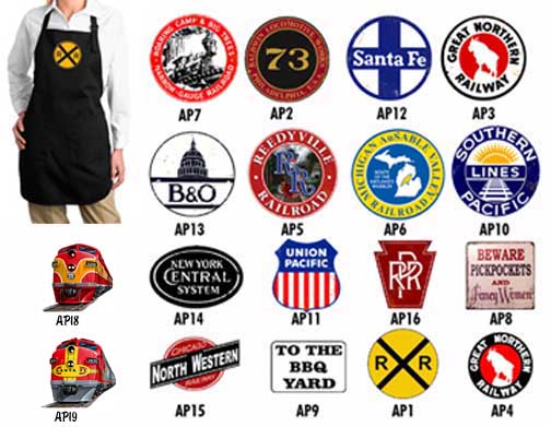 Logo Railroad Aprons - WEARABLES