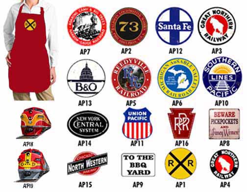 Logo Railroad Aprons - WEARABLES